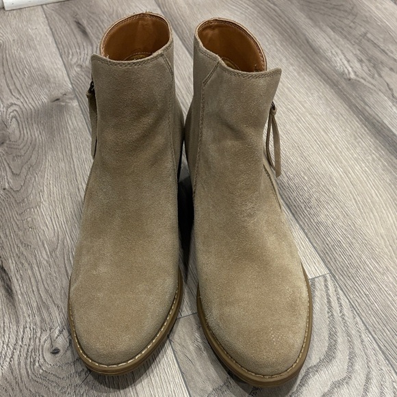 White Mountain Taupe Ankle Booties - Picture 2 of 6